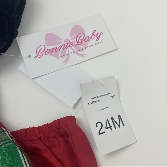 Bonnie Jean Baby Girls Holiday Dress Size 24M New - Picture 11 of 12